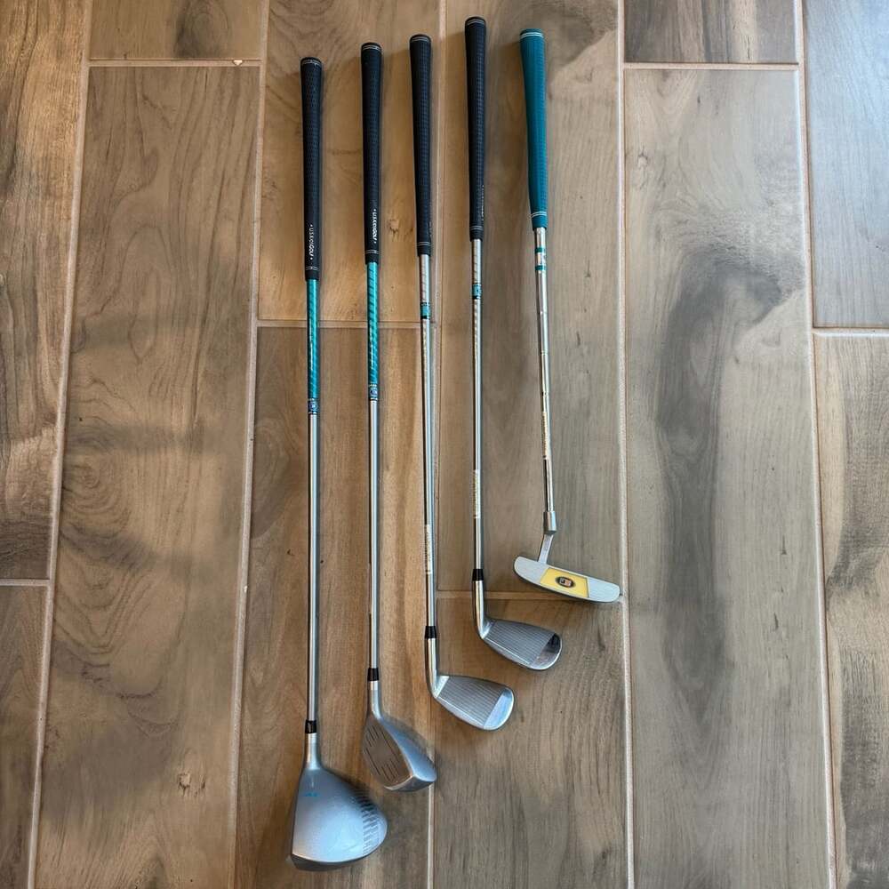 US Kids Golf Ultralight WT-20s UL48 Club Set Driver Hybrid Iron Wedge Putter